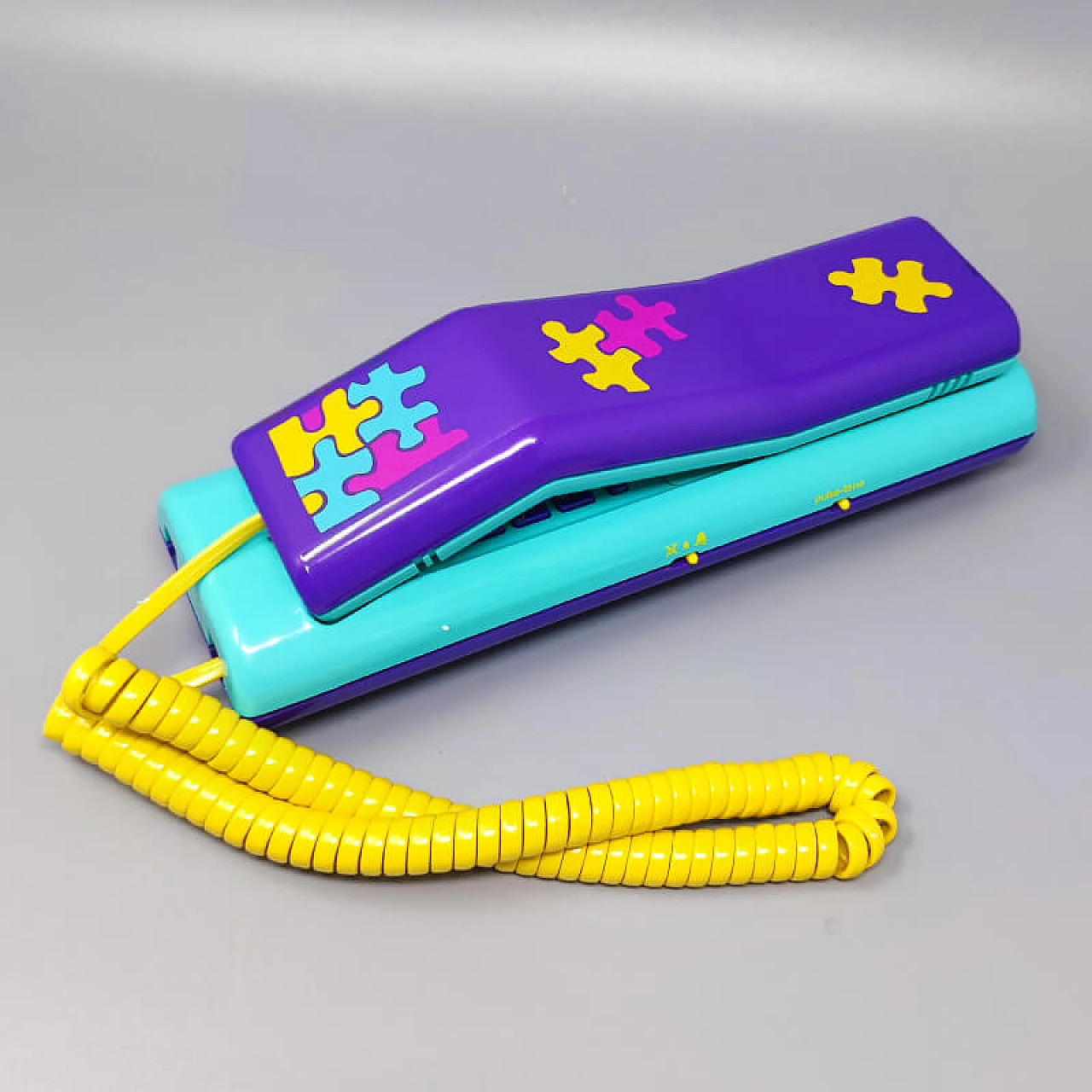 Puzzle Swatch Twin Phone landline phone, 1980s 1