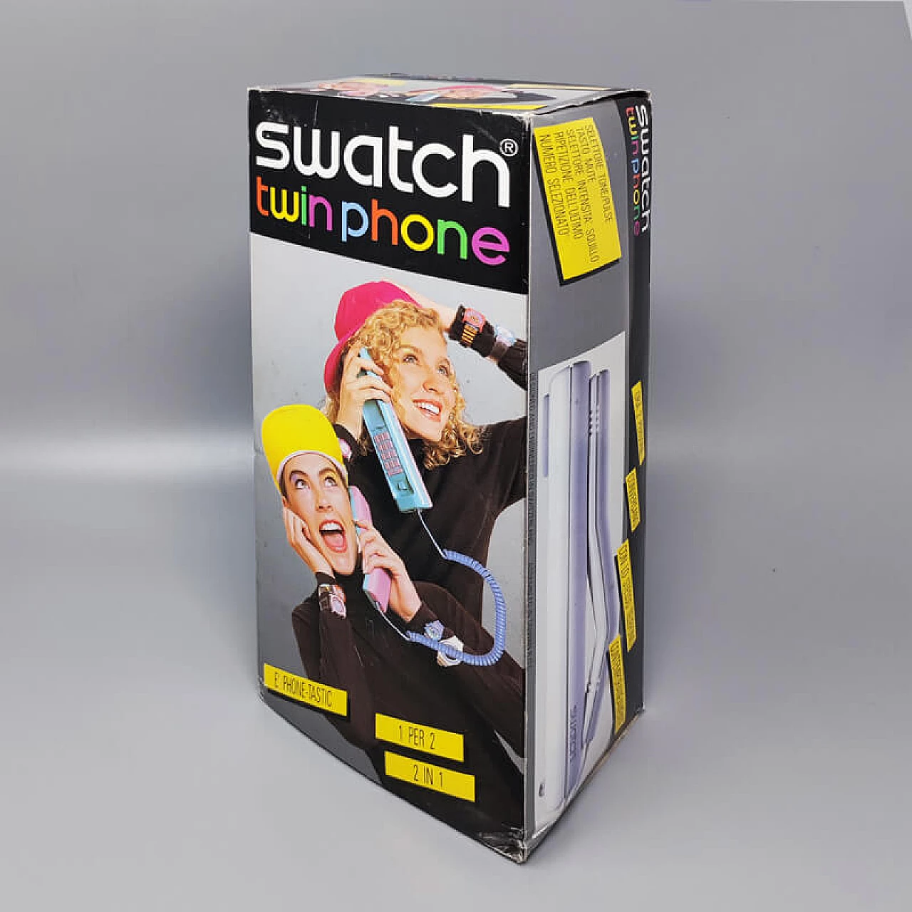 Puzzle Swatch Twin Phone landline phone, 1980s 9