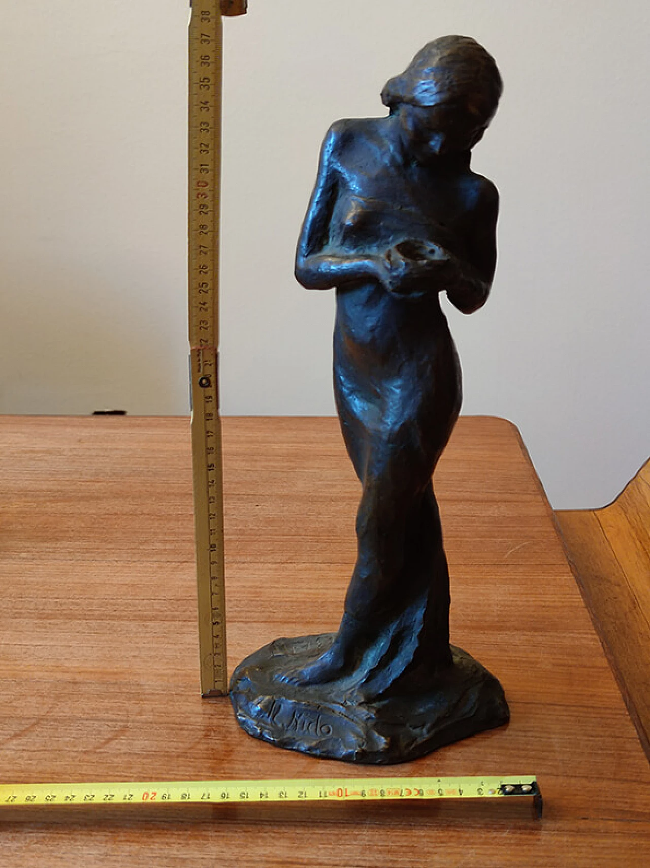 Lina Arpesani, The Nest, bronze sculpture, 1920 1