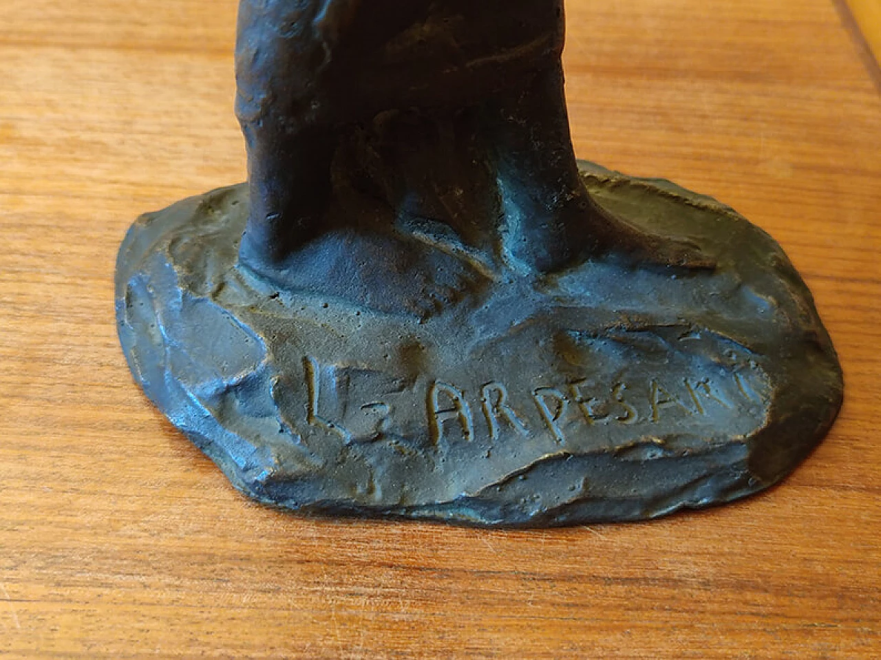 Lina Arpesani, The Nest, bronze sculpture, 1920 3