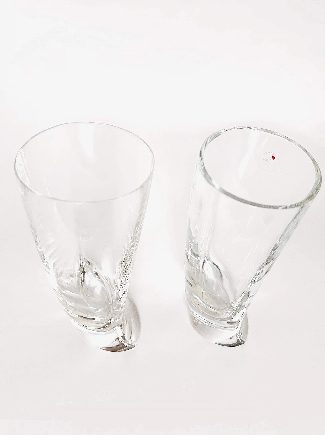 6 Bicchieri da whisky Touch Glass di Angelo Mangiarotti per Cristalleria Colle, anni '90 9