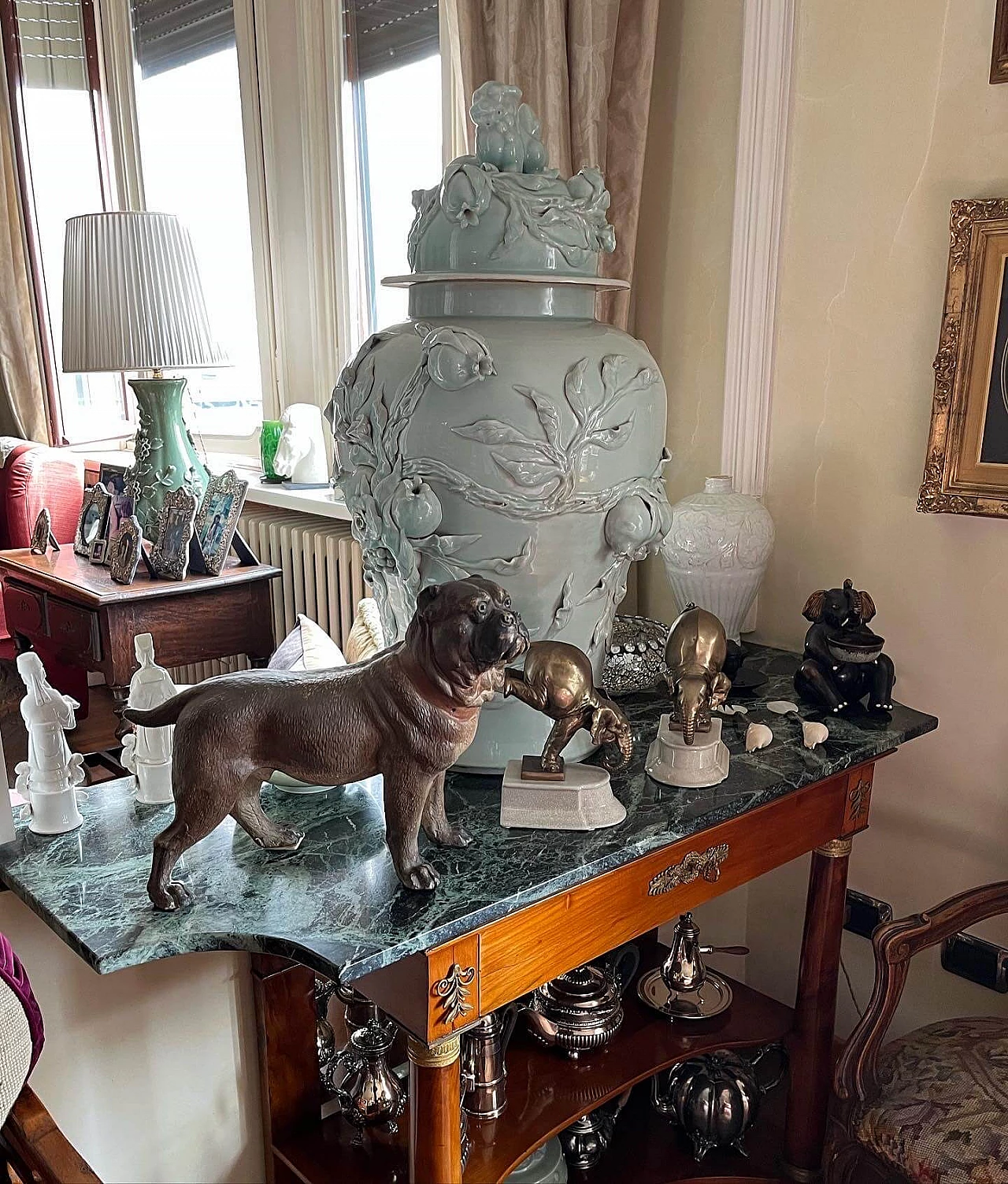 Coppia di vasi in celadon, fine '800 3