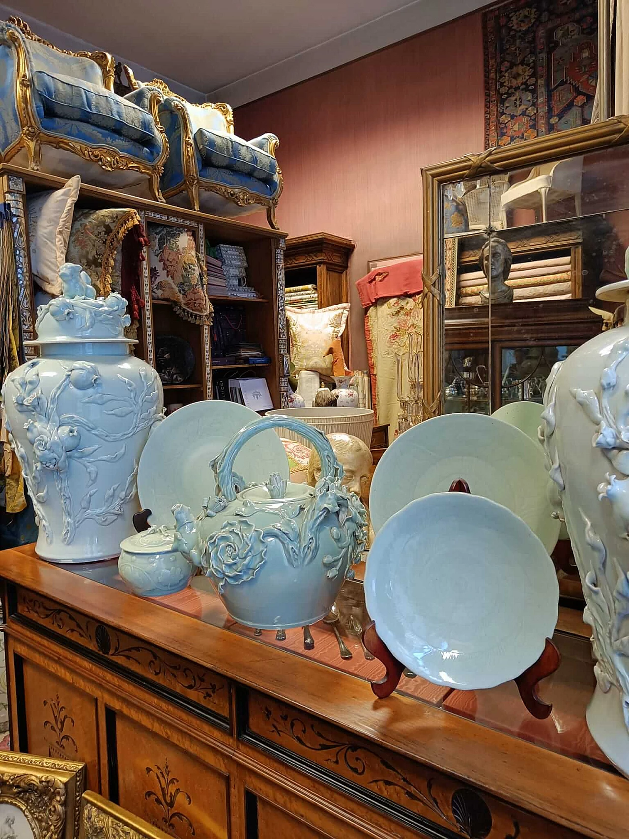 Coppia di vasi in celadon, fine '800 8