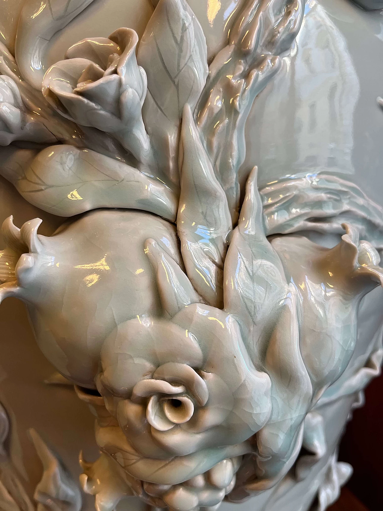 Coppia di vasi in celadon, fine '800 10