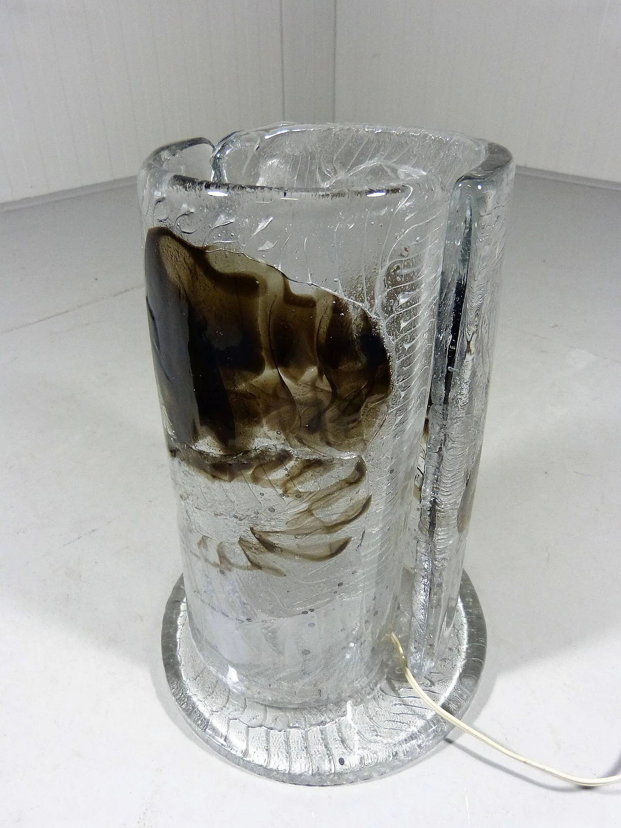 Mazzega glass table lamp, 1960s 6