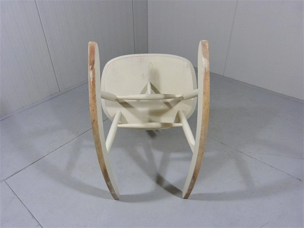 Mademoiselle birch rocking chair by Tapiovaara for Asko, 1960s 10