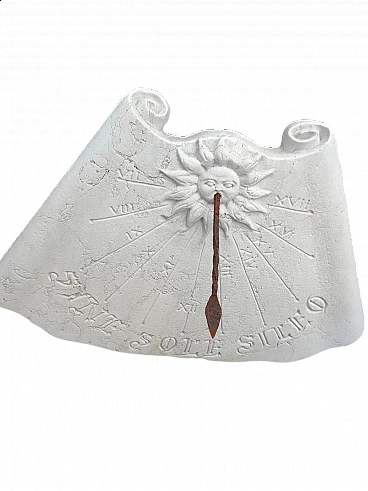 Venetian Istrian marble sundial with gnomon