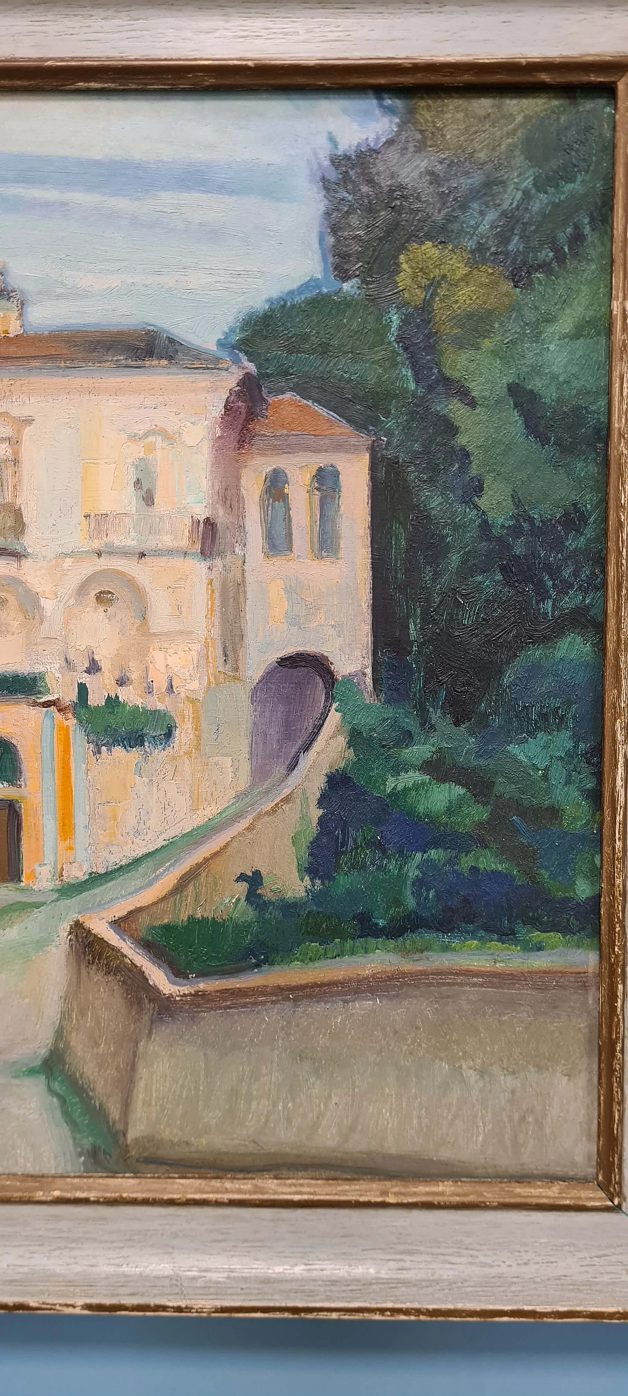 Giulio Boetto, Il Palazzo dei Marchesi, dipinto su tela, 1955 2
