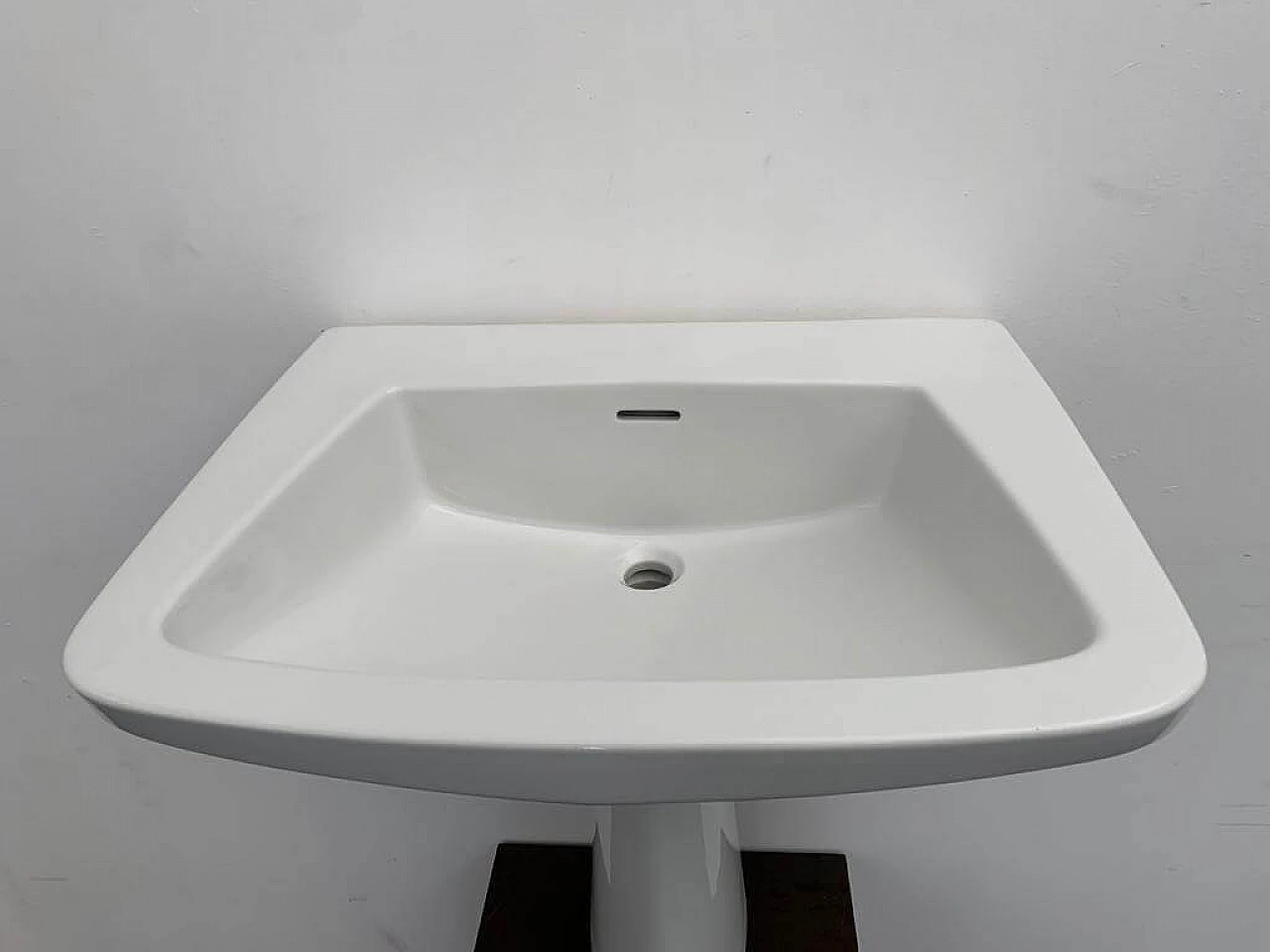 White Oneline washbasin by Gio Ponti for Ideal Standard, 1950s 6