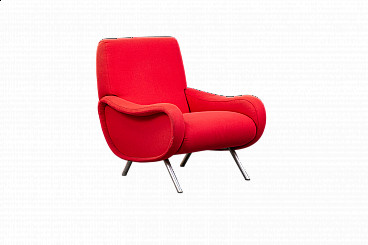 Red Lady armchair by Marco Zanuso for Arflex, 1950s