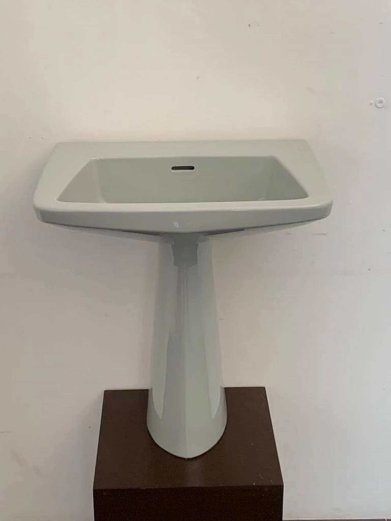 Gray Oneline washbasin by Gio Ponti for Ideal Standard, 1950s 3