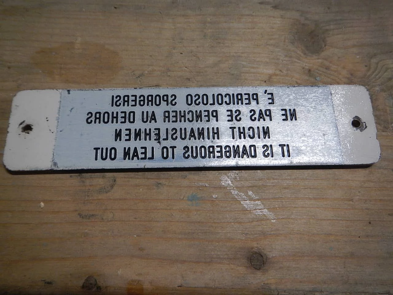 6 State Railways license plates, 1960s 9