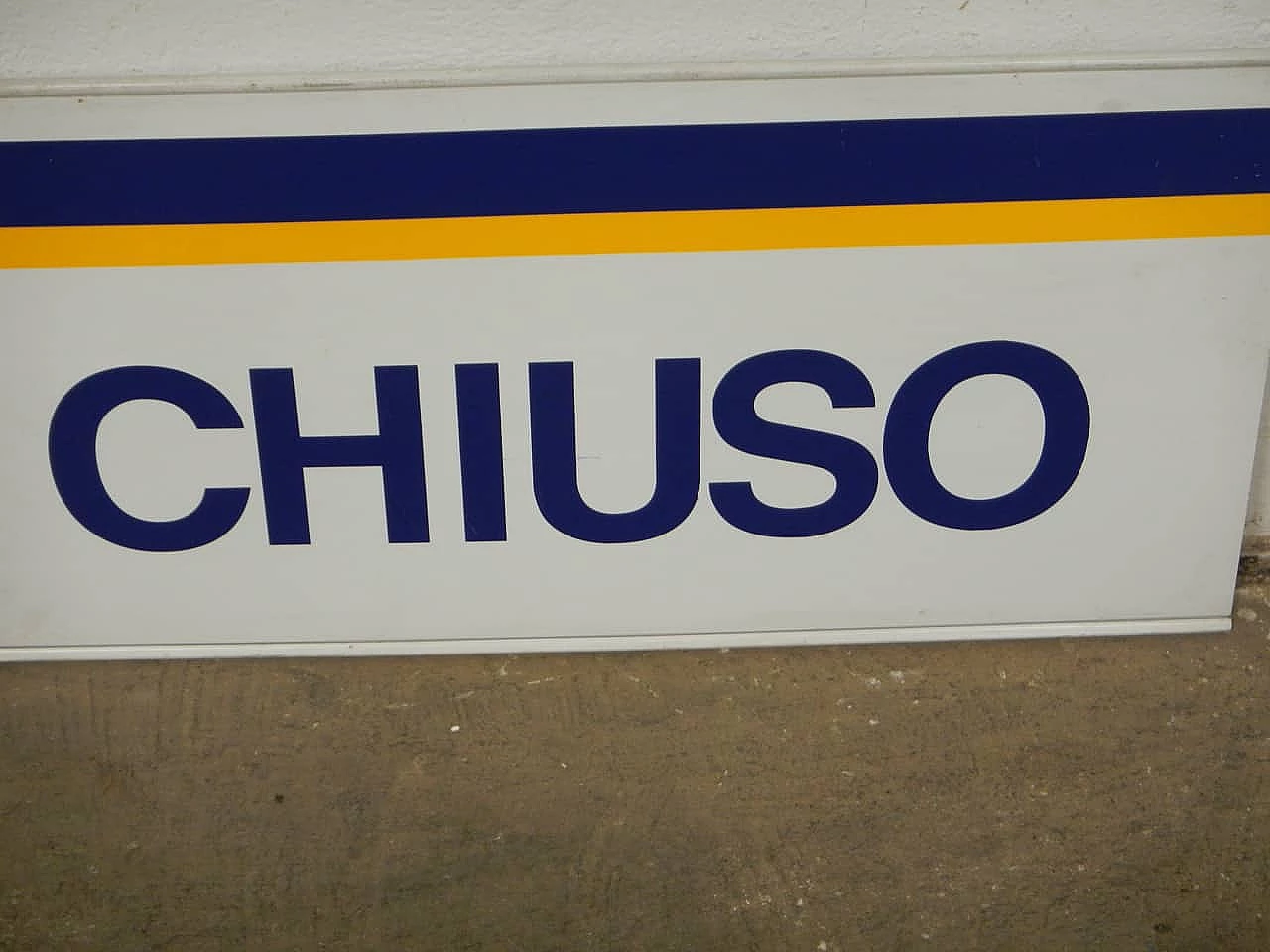 Insegna in ferro per distributore di benzina, anni '80 2