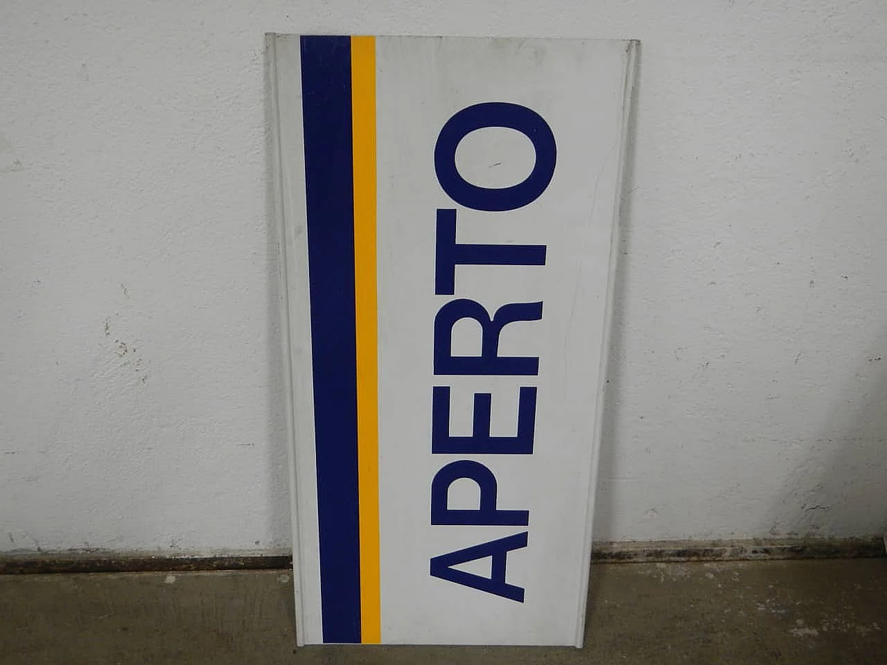 Insegna in ferro per distributore di benzina, anni '80 3