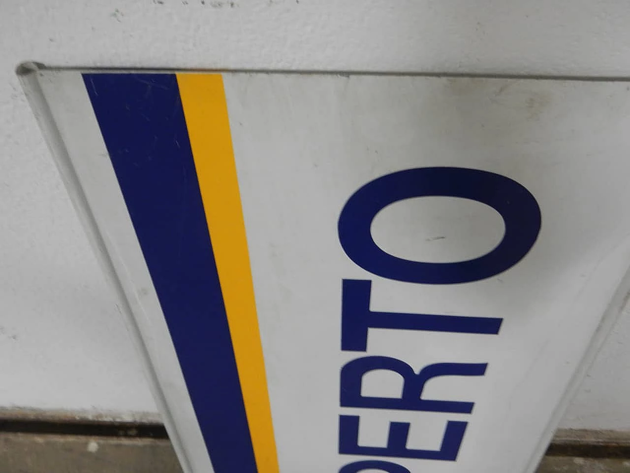 Insegna in ferro per distributore di benzina, anni '80 4