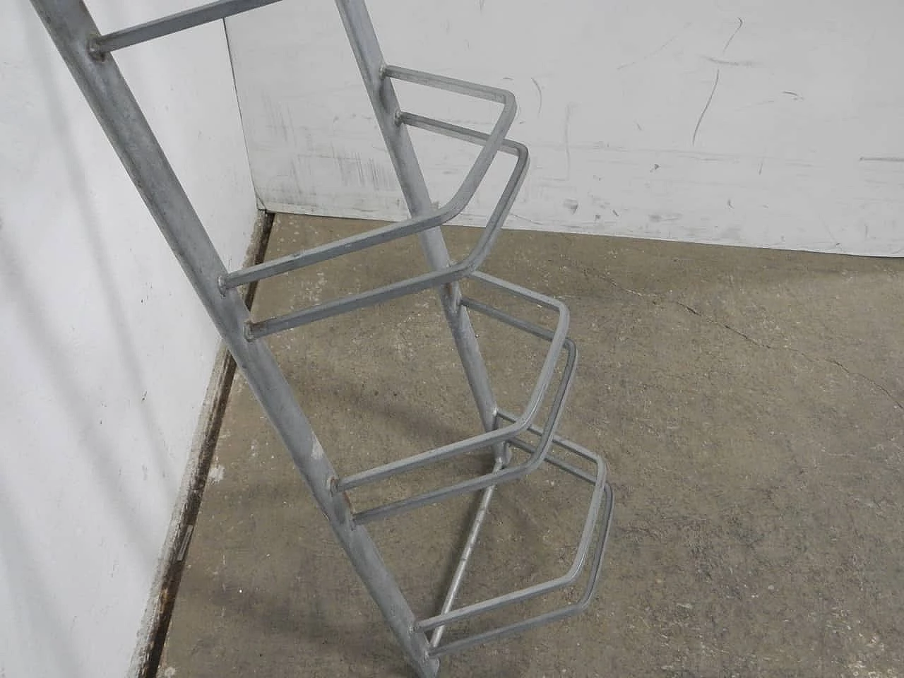 Six-seater iron bicycle rack, 1980s 6