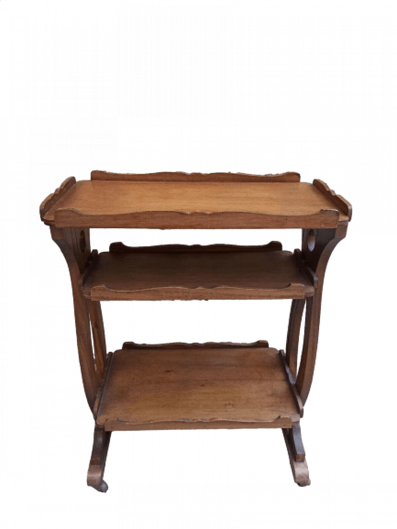 Wood bar cart by Ricasoli, 1960s 2