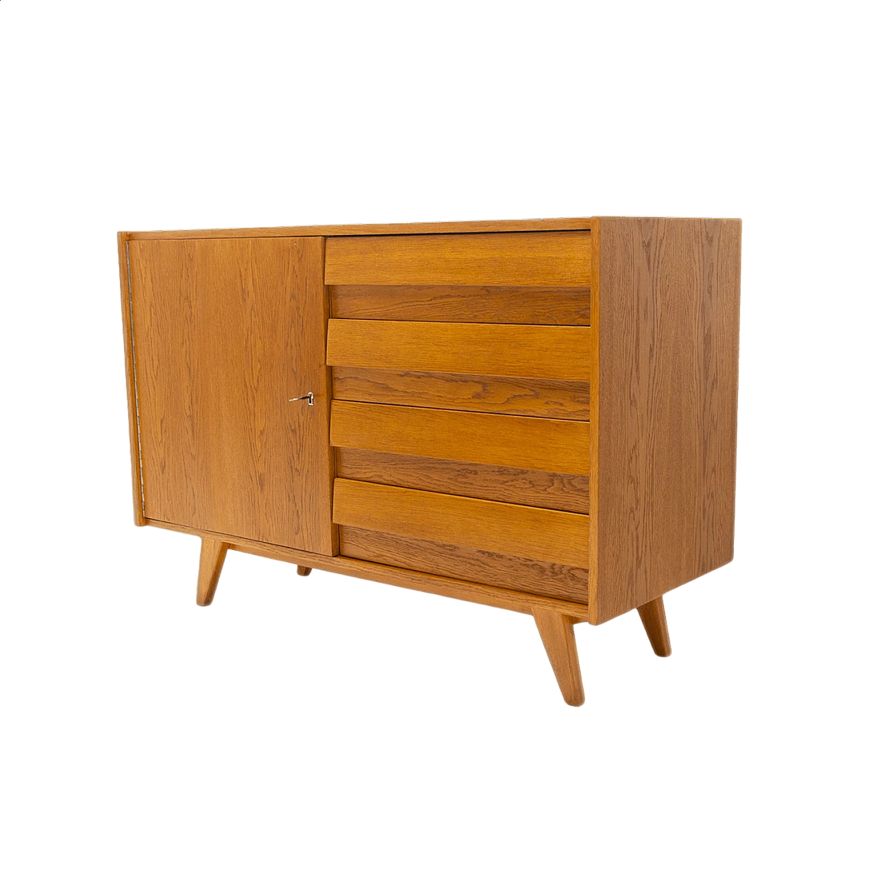 Credenza U-458 in legno di Jiri Jiroutek per Interier Praha, anni '60 25