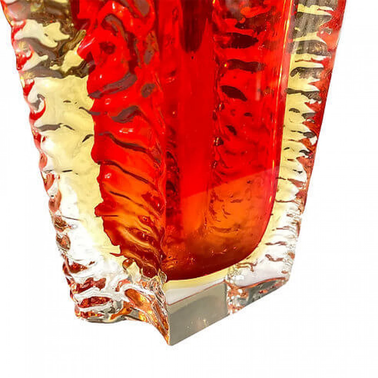 Murano glass vase by Flavio Poli for Poliarte, 1970s 6