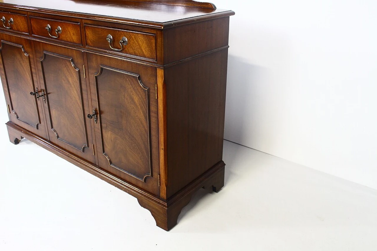 George III style mahogany sideboard, 1970s 4