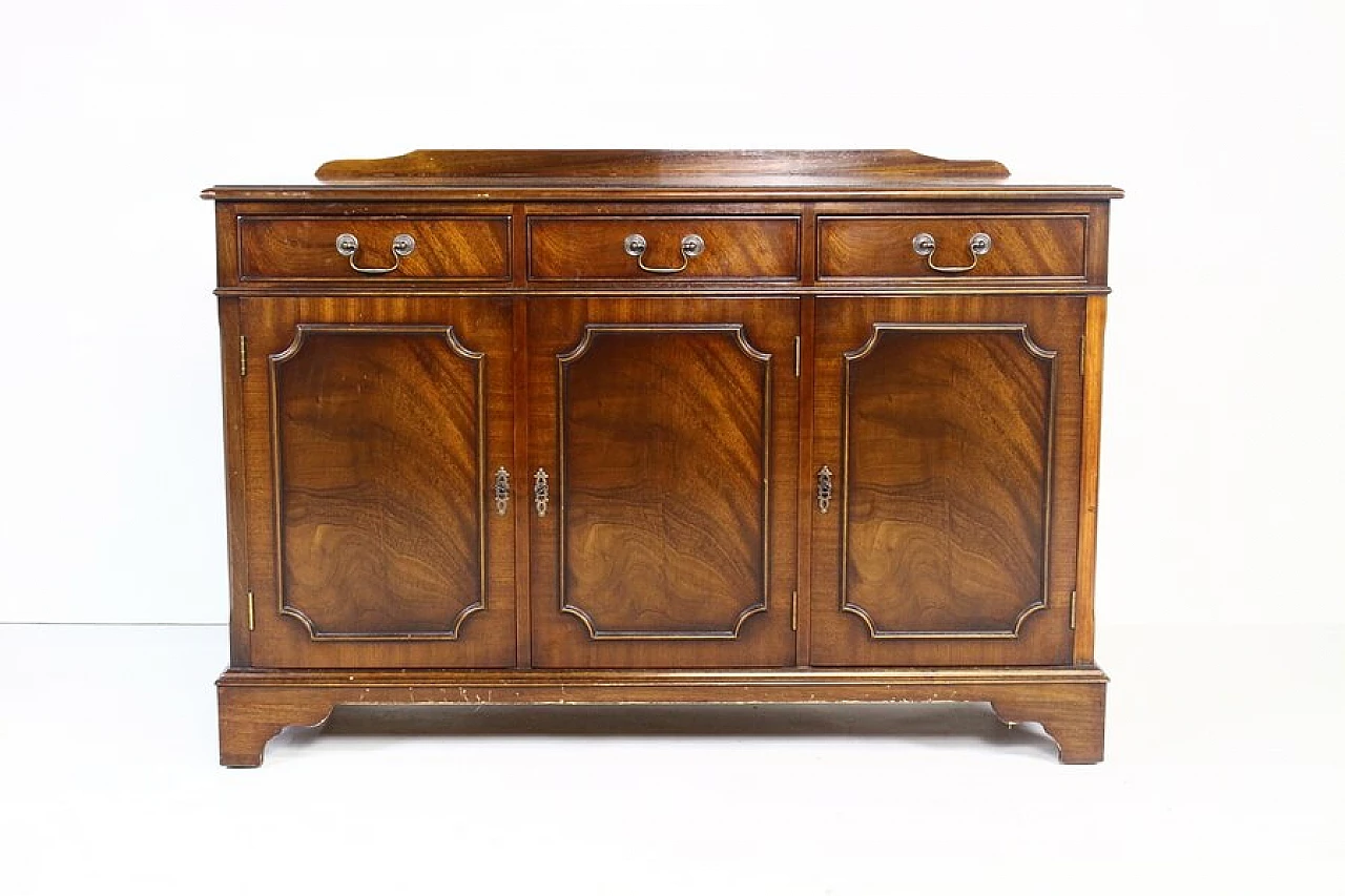 George III style mahogany sideboard, 1970s 6