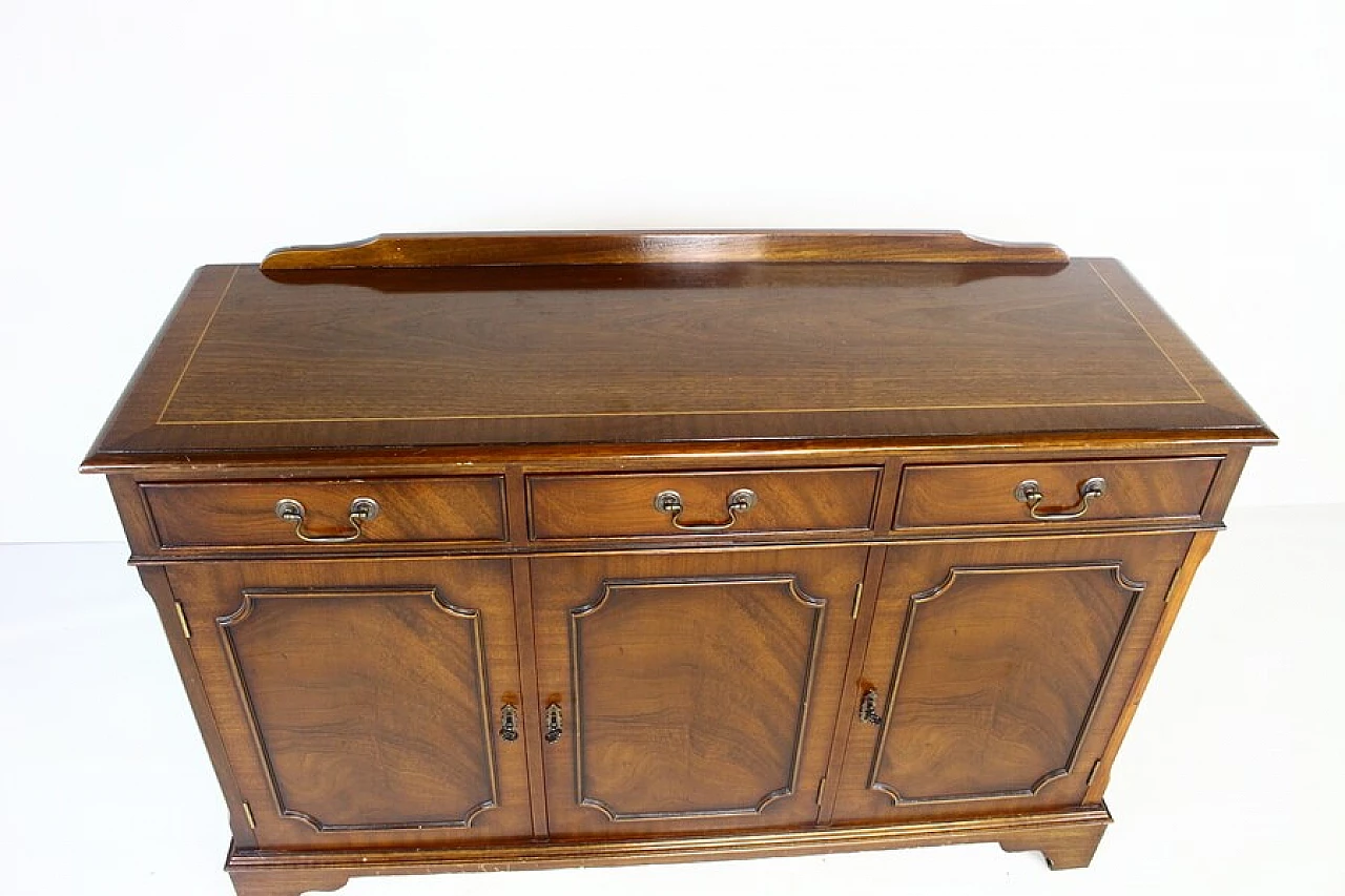 George III style mahogany sideboard, 1970s 7
