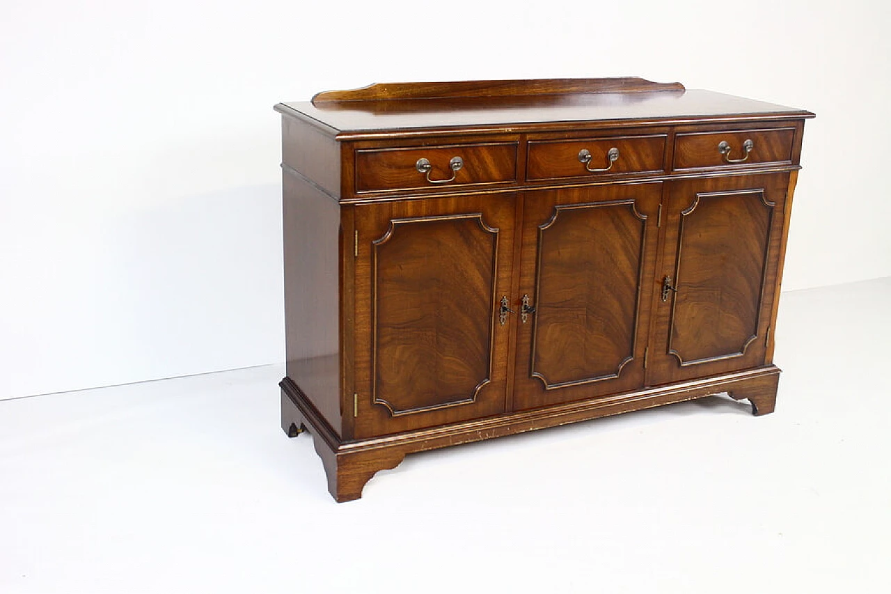George III style mahogany sideboard, 1970s 8