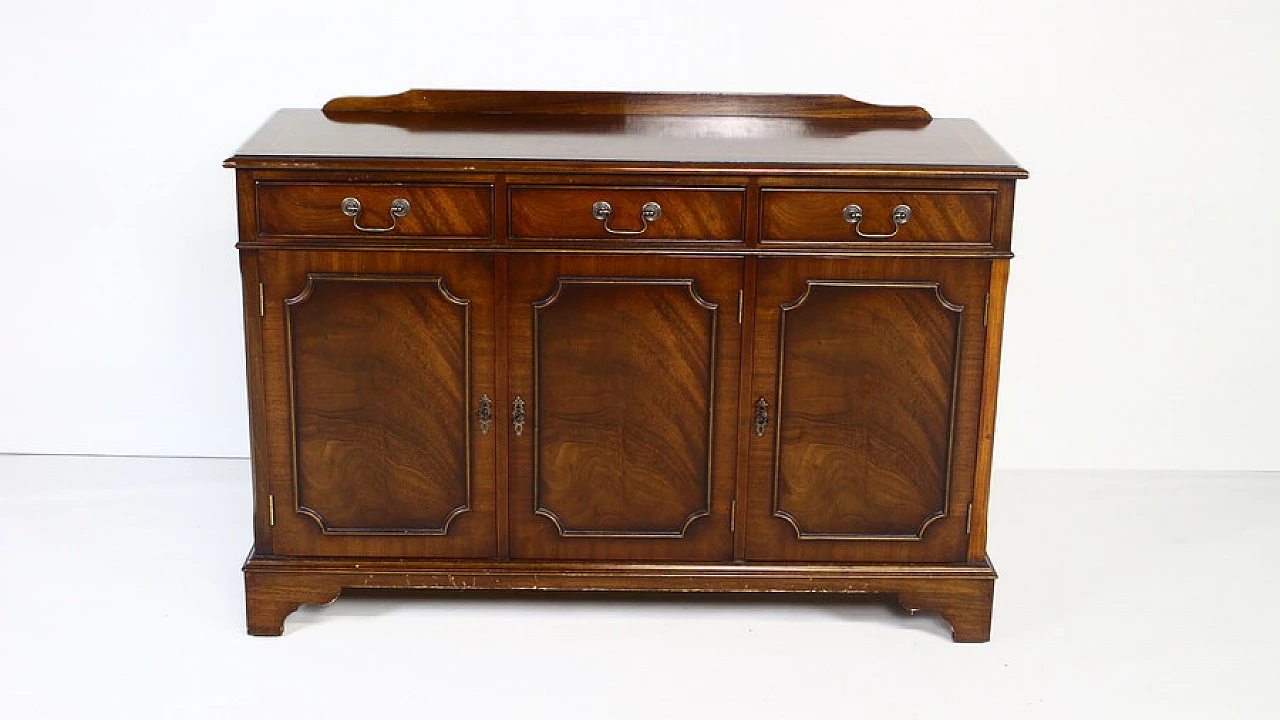 George III style mahogany sideboard, 1970s 13