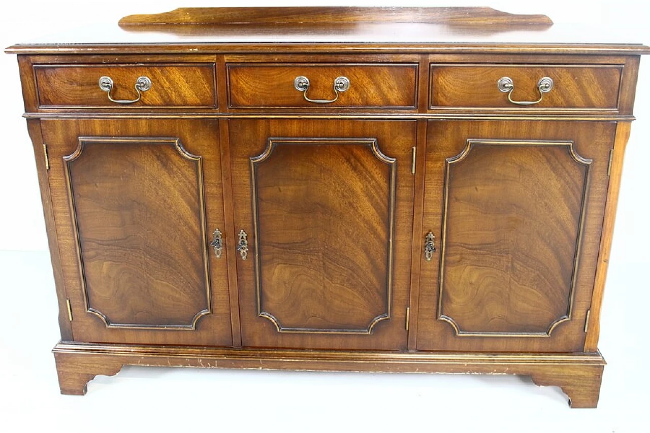 George III style mahogany sideboard, 1970s 14