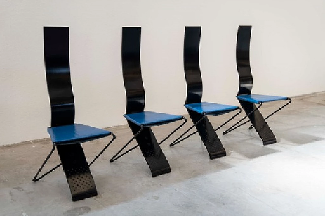 4 Impronta chairs by Pietro Arosio, 1990s 2