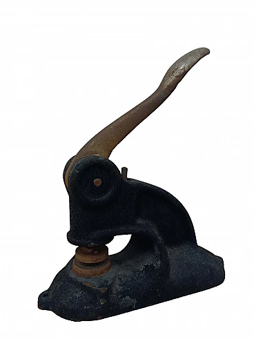 Cast iron cold stamp press by SLM, 1940s