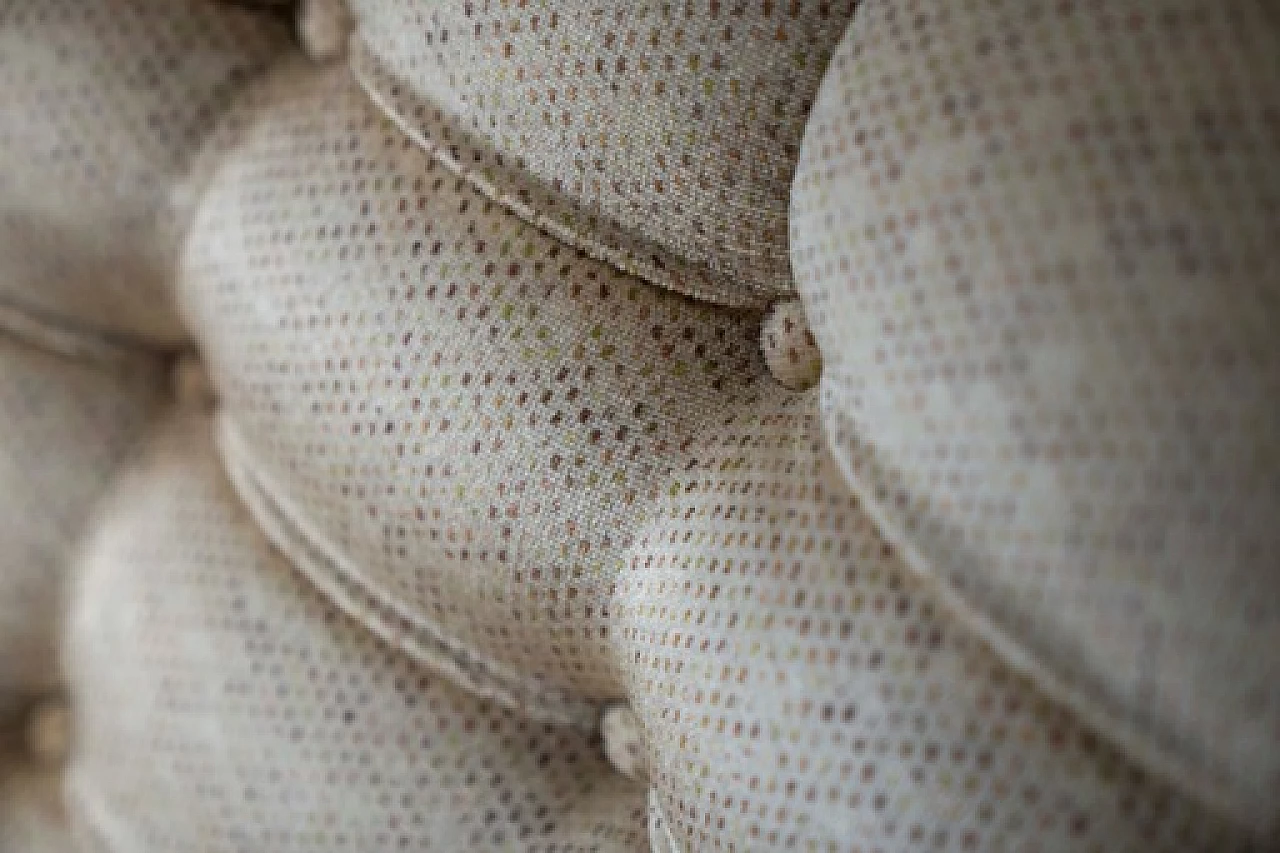 Divano in ciniglia a semicerchio componibile di F.lli Carloni, anni '70 6