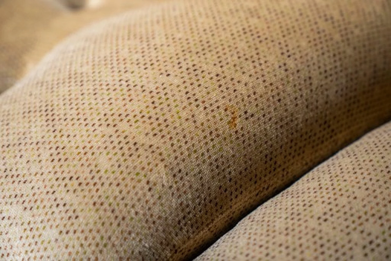 Divano in ciniglia a semicerchio componibile di F.lli Carloni, anni '70 9