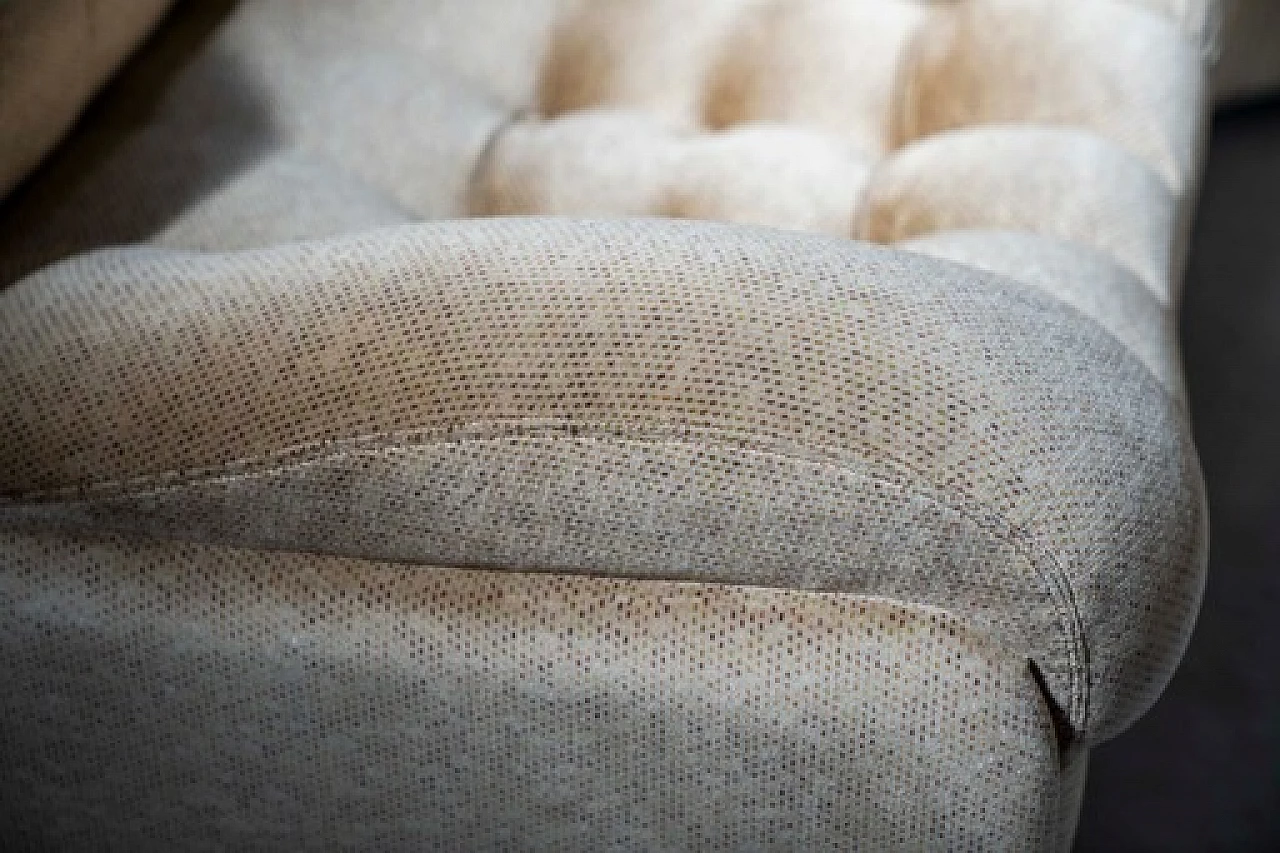 Divano in ciniglia a semicerchio componibile di F.lli Carloni, anni '70 16