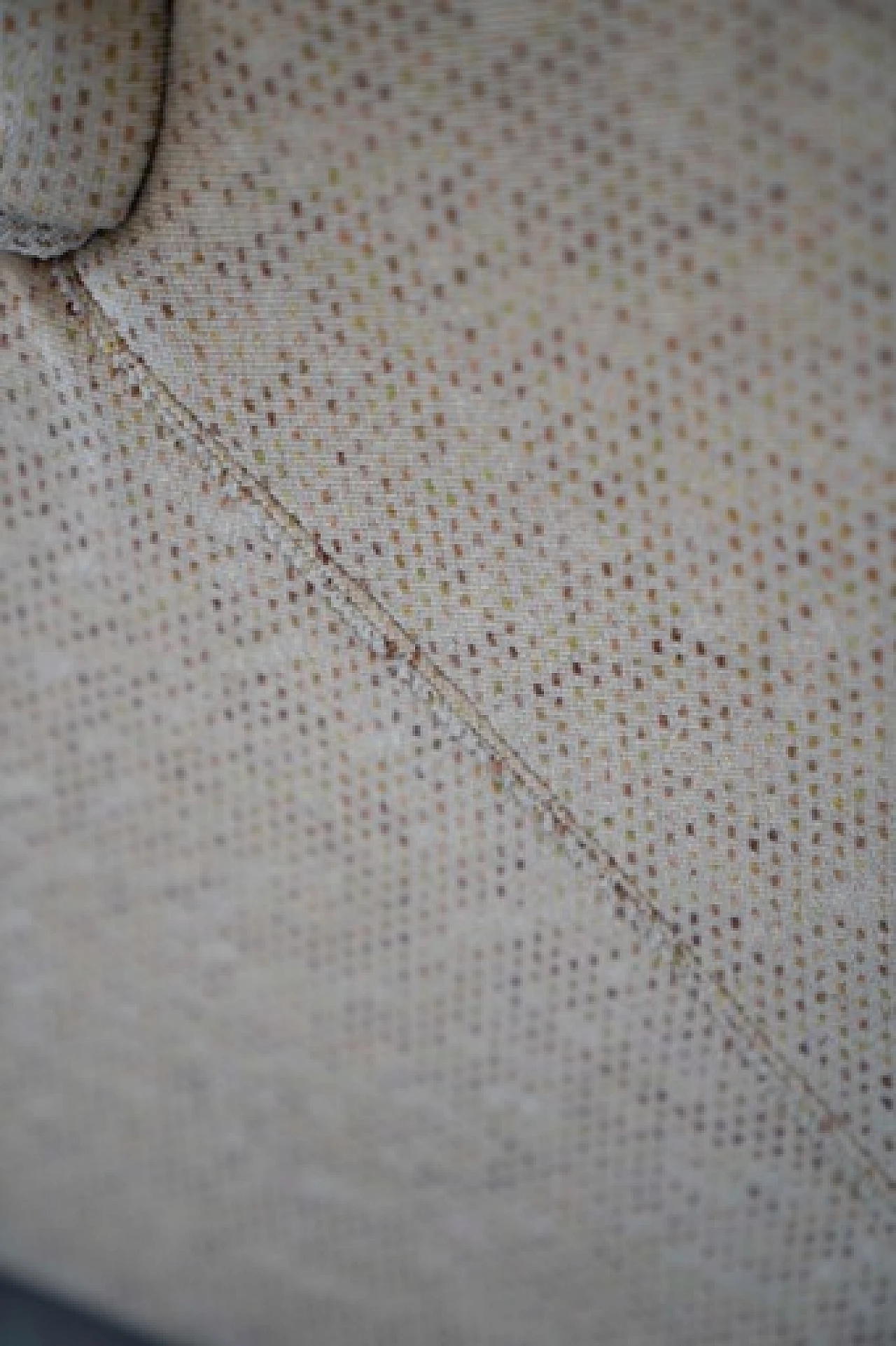 Divano in ciniglia a semicerchio componibile di F.lli Carloni, anni '70 22