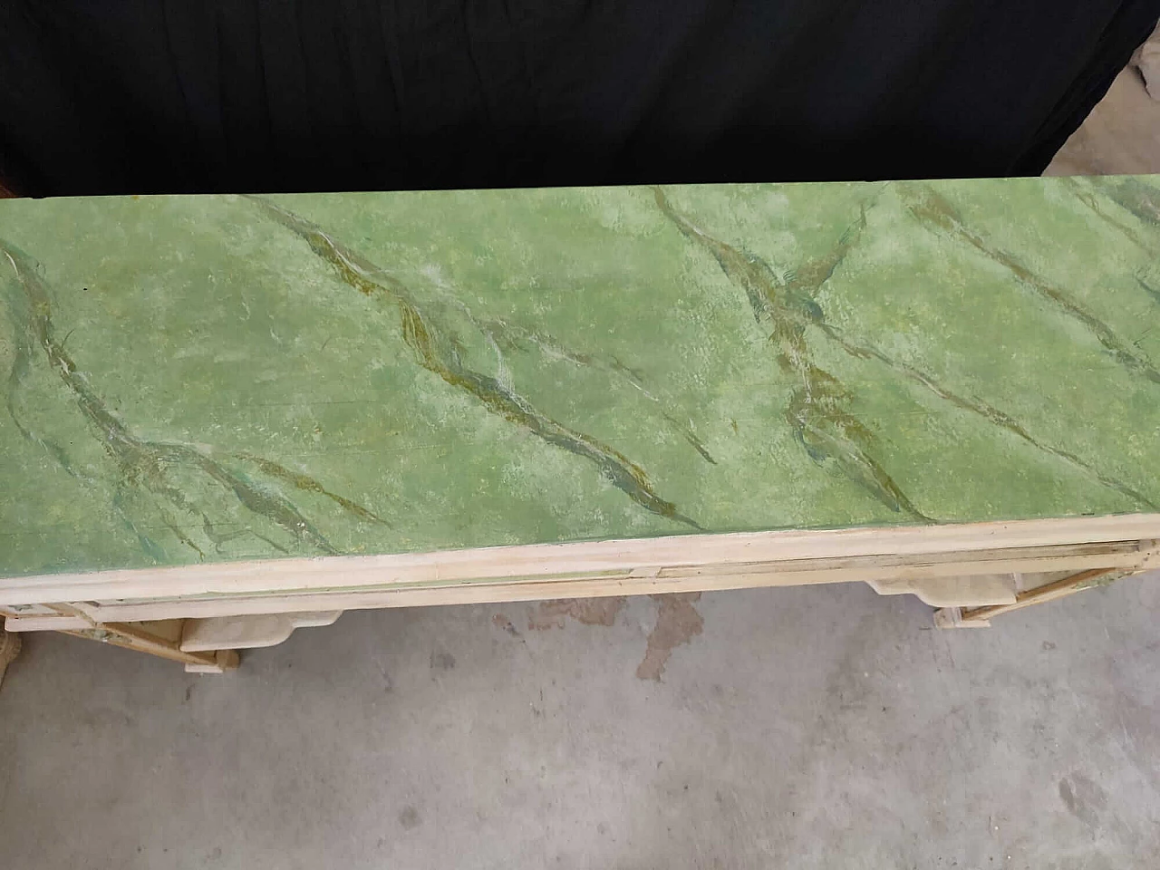 Mobiletto da farmacia Veneziano in legno laccato, fine '800 2