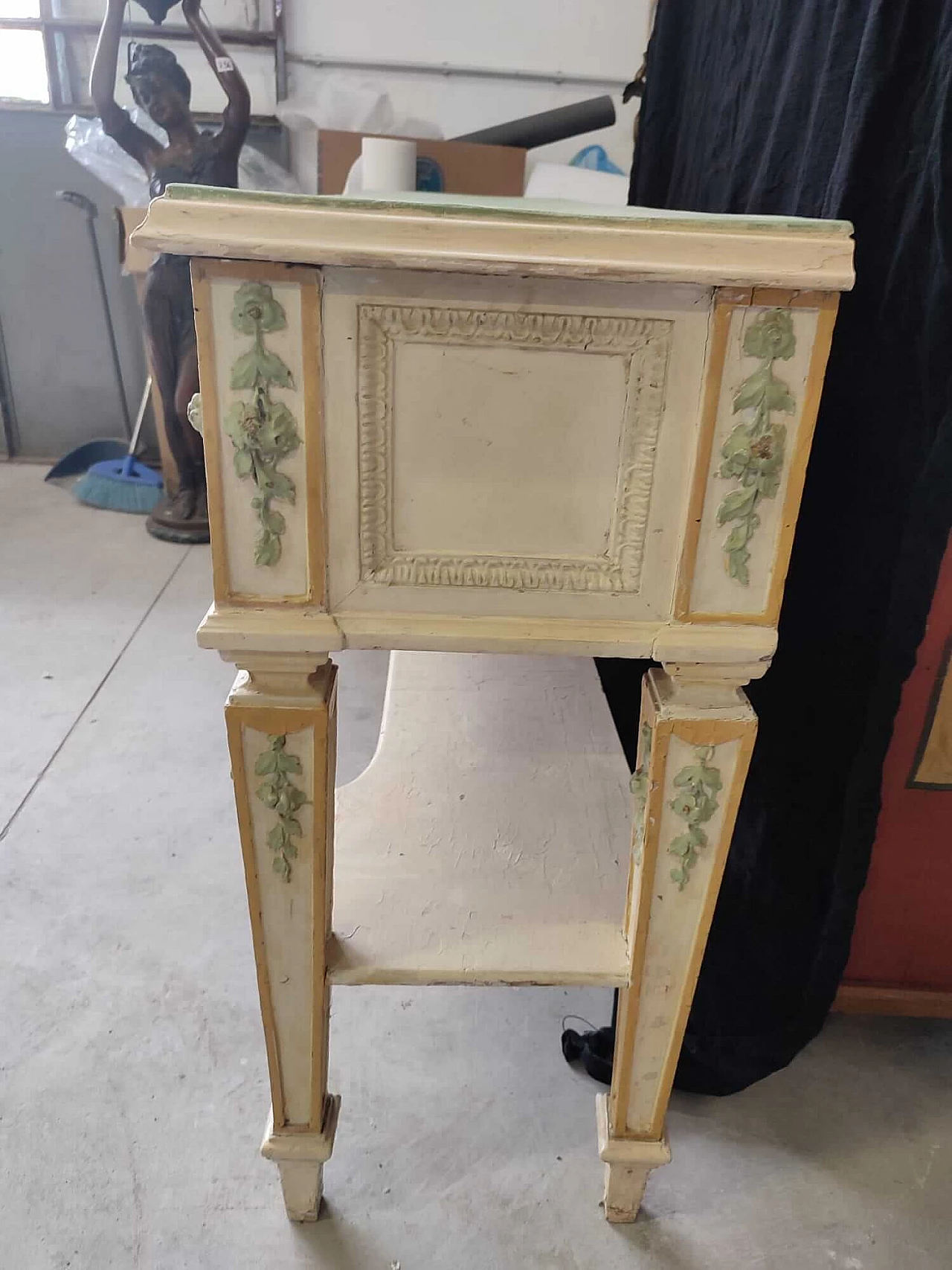 Mobiletto da farmacia Veneziano in legno laccato, fine '800 5