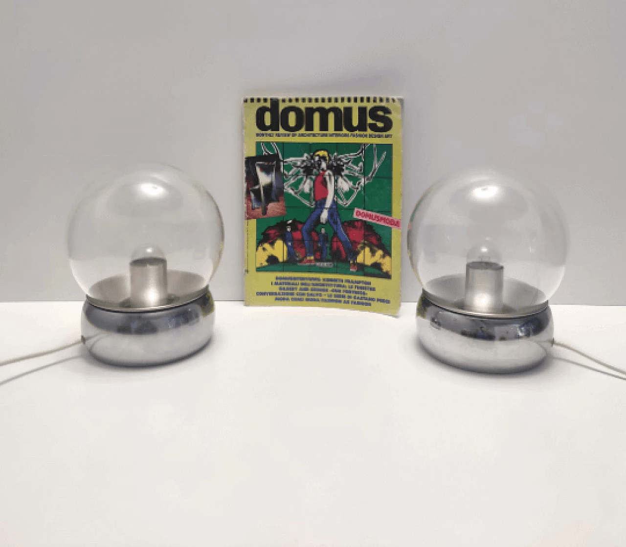 Pair of Vieste table lamps by GPA Monti for Candle, 1970s 2