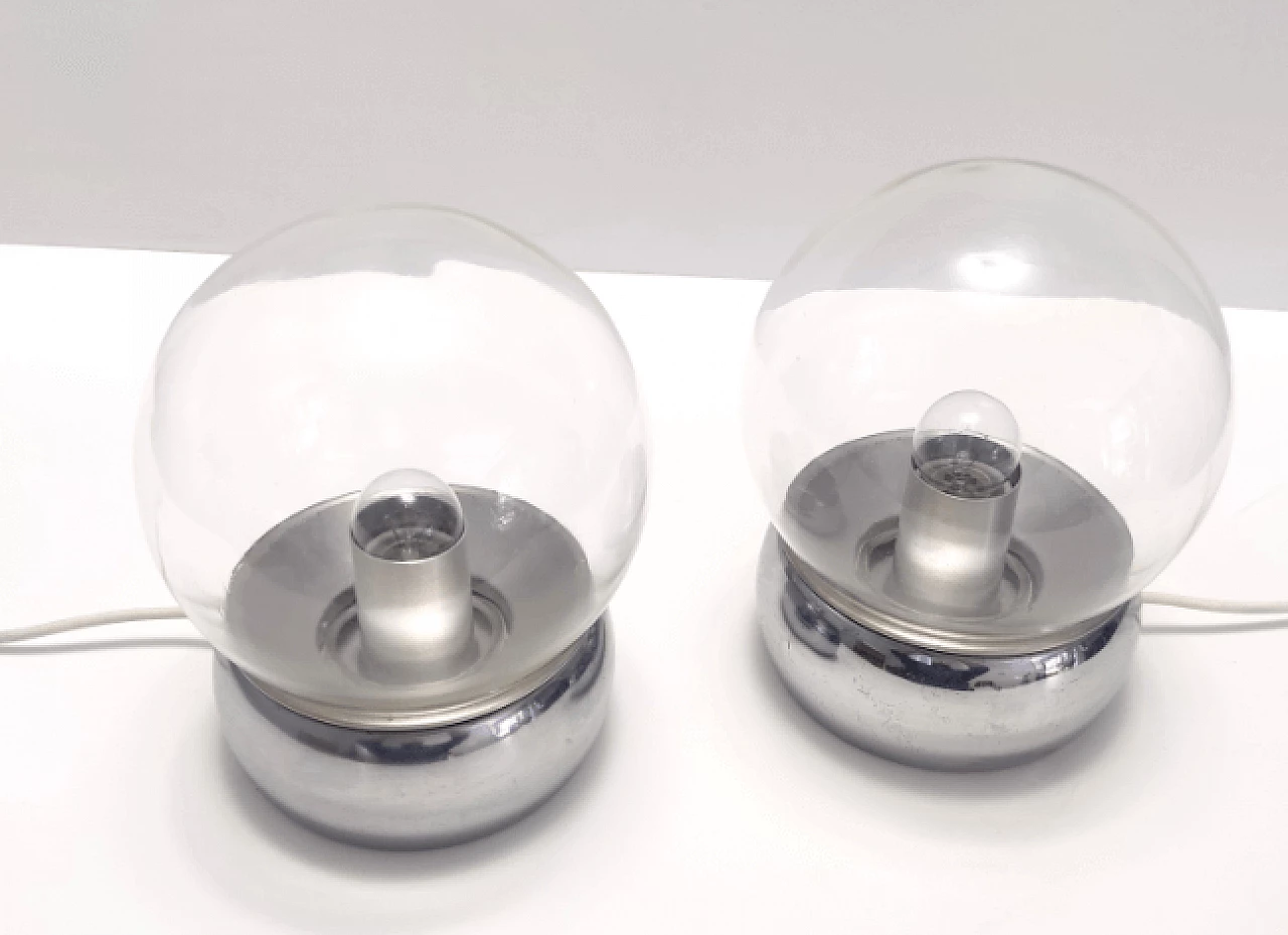 Pair of Vieste table lamps by GPA Monti for Candle, 1970s 5