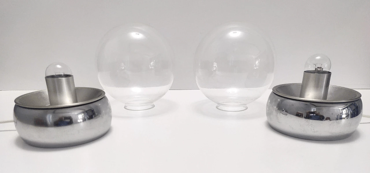 Pair of Vieste table lamps by GPA Monti for Candle, 1970s 6