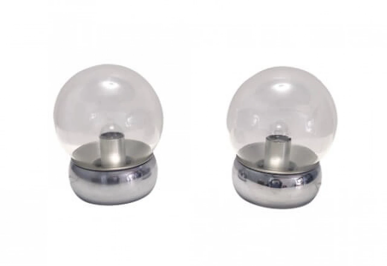 Pair of Vieste table lamps by GPA Monti for Candle, 1970s 11