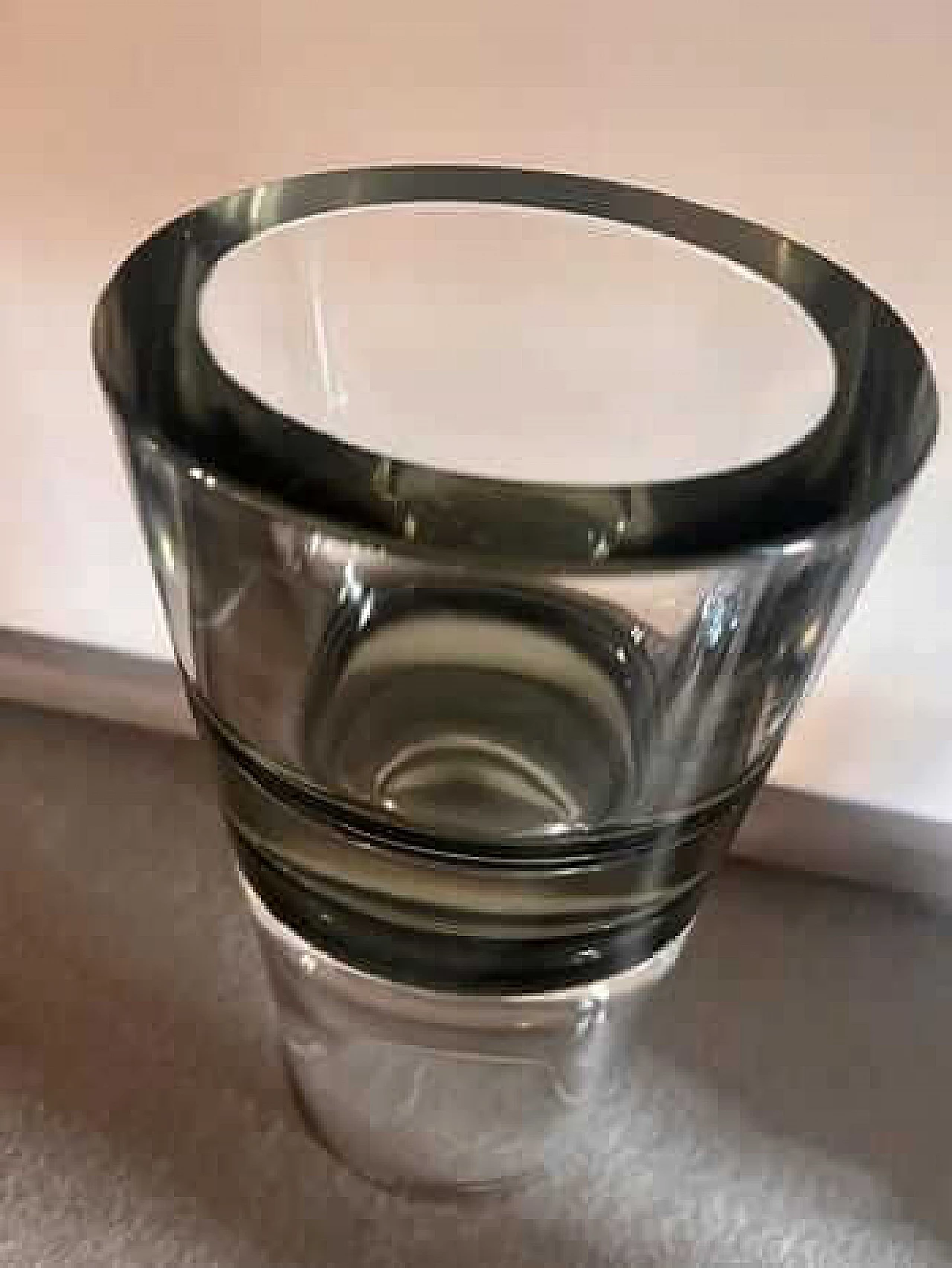 Vaso in vetro di Seguso, anni '80 5