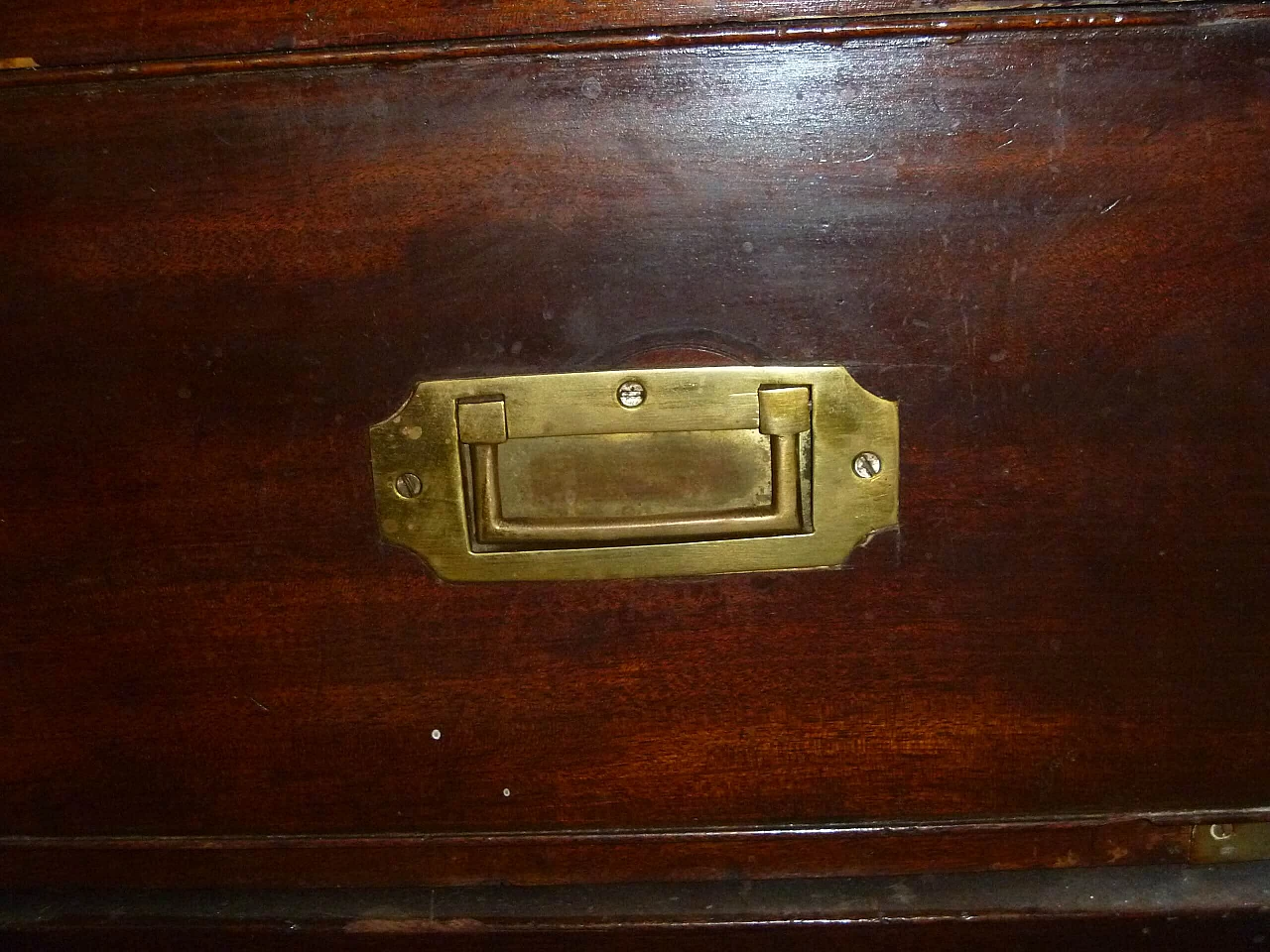 Cassettiera in mogano della marina militare inglese, anni '30 16