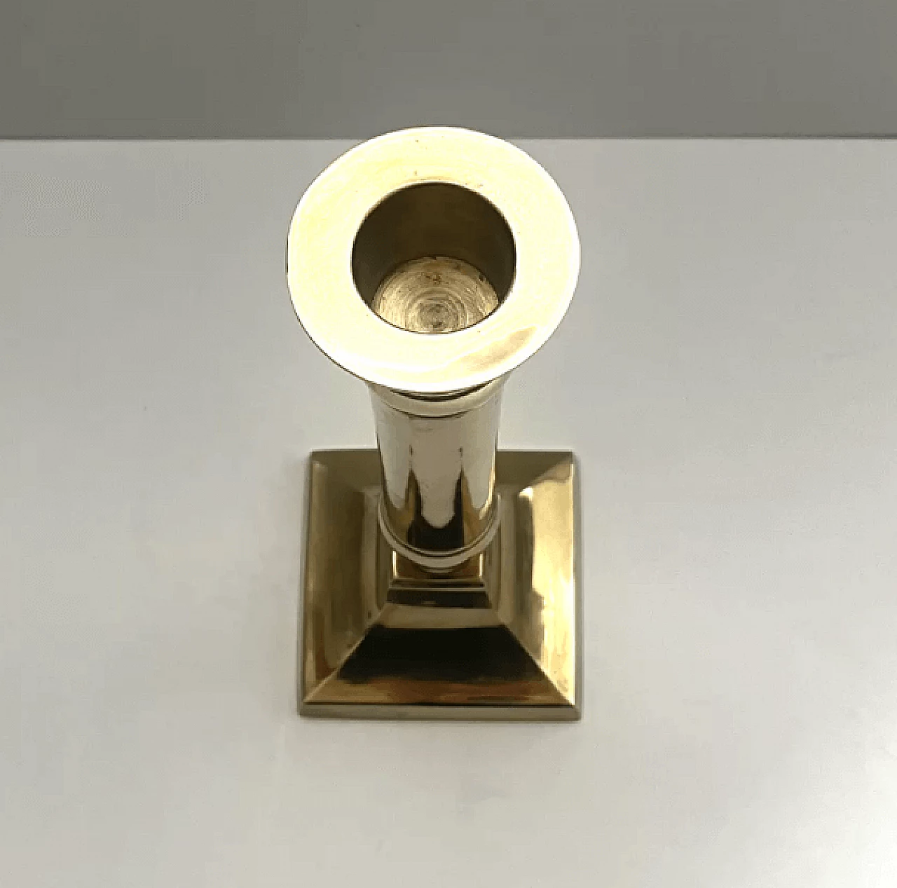 German brass candle holder, early 20th century 4