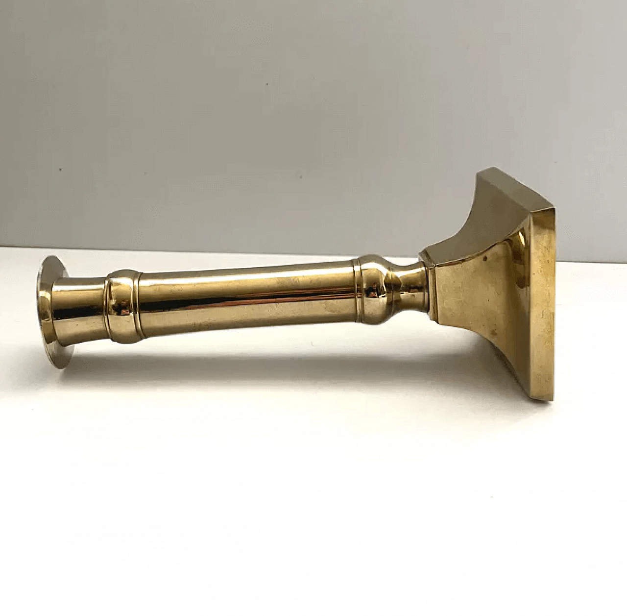 German brass candle holder, early 20th century 7