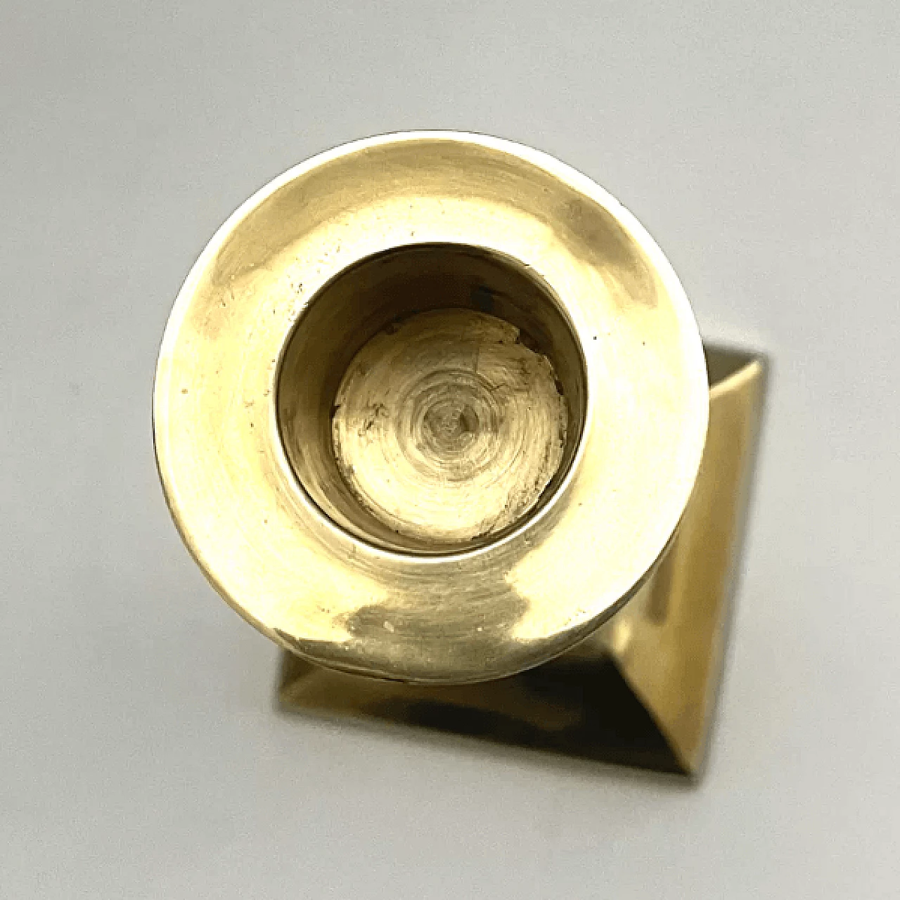 German brass candle holder, early 20th century 10