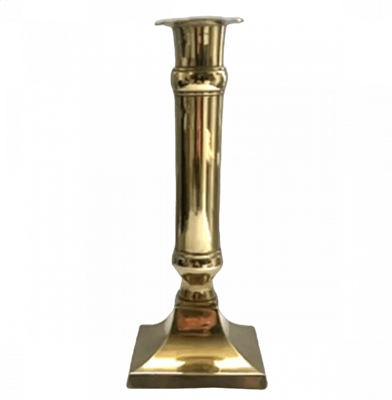 German brass candle holder, early 20th century 11