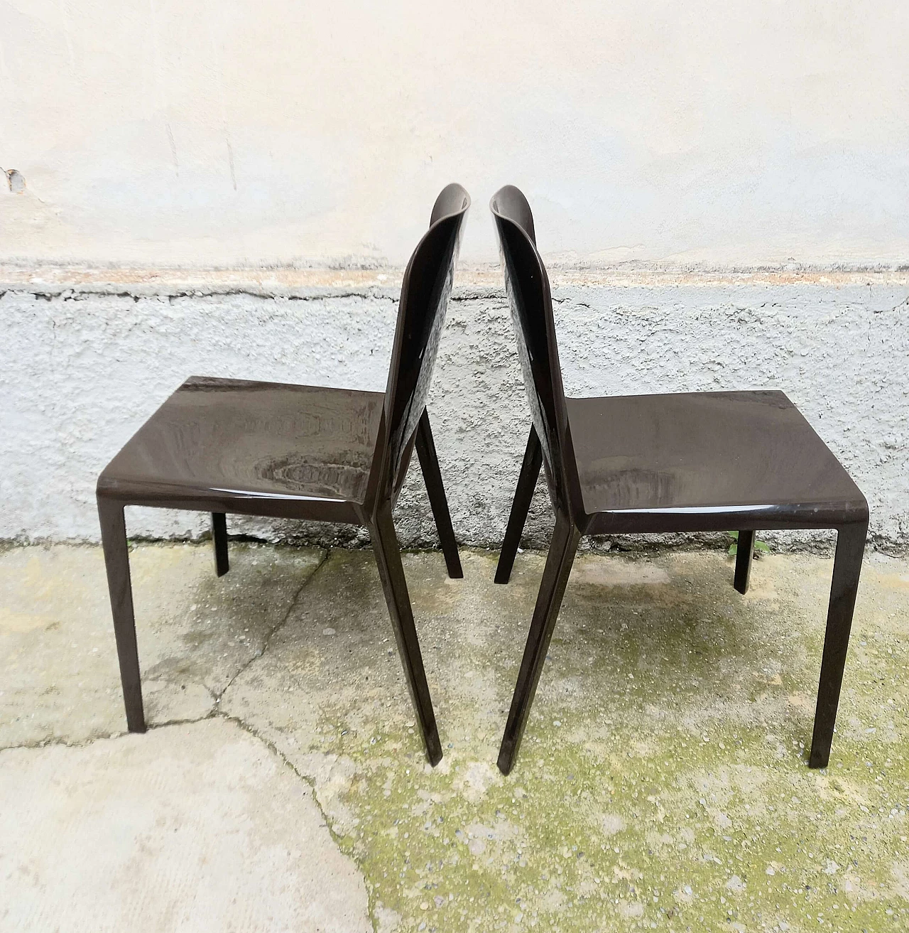 Pair of Kate stackable chairs by Zanotta, 2000s 6