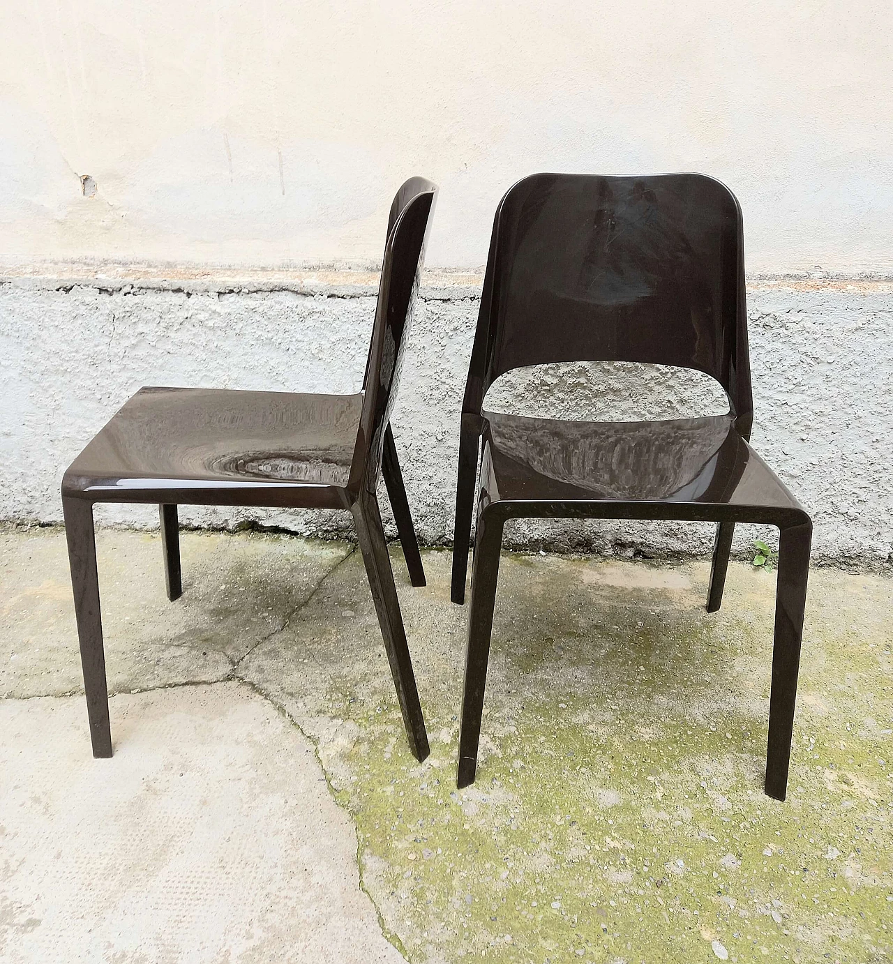 Pair of Kate stackable chairs by Zanotta, 2000s 8