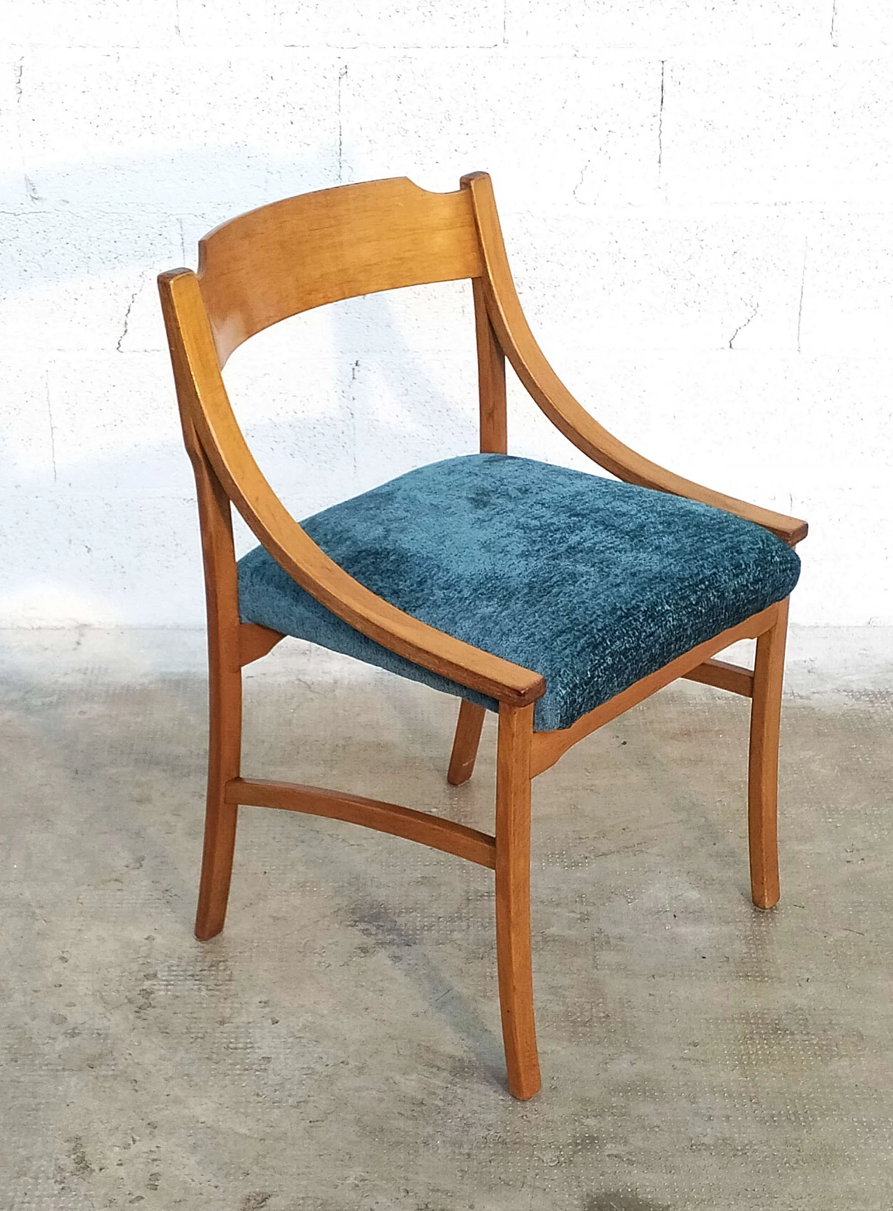 6 Sedie da pranzo in legno nello stile di Ico Parisi per Cassina, anni '70 5